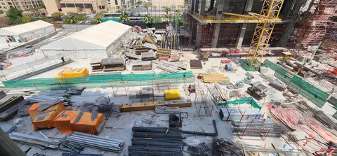 Baccarat Hotel & Residences Dubai, Downtown Dubai construction progress — 3 September 2026, 21.16% complete, photo 6 of 10