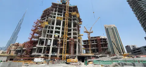 Baccarat Hotel & Residences Dubai, Downtown Dubai construction progress — 3 September 2026, 21.16% complete, photo 5 of 10