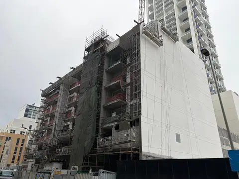 Riviera Chalet, JVC District 10 construction progress — 26 March 2026, 61.45% complete, photo 9 of 10