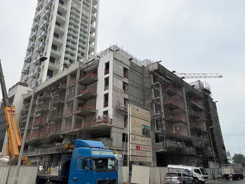 Riviera Chalet, JVC District 10 construction progress — 26 March 2026, 61.45% complete, photo 1 of 10