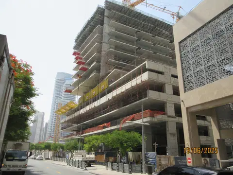 Rove Home Residences, Downtown Dubai construction progress — 19 June 2025, 26.63% complete, photo 2 of 6