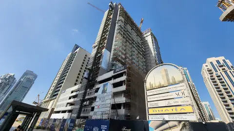 Rove Home Residences, Downtown Dubai construction progress — 16 February 2026, 53.21% complete, photo 10 of 11
