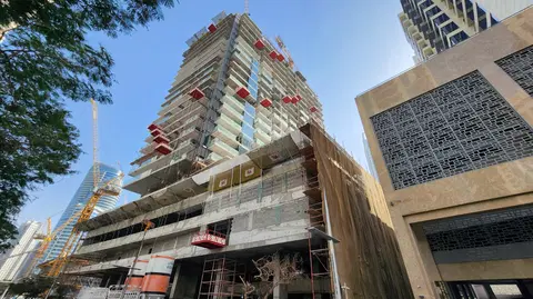 Rove Home Residences, Downtown Dubai construction progress — 16 February 2026, 53.21% complete, photo 9 of 11