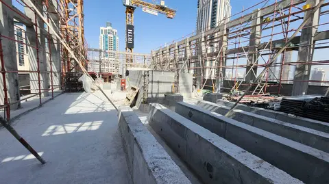 Rove Home Residences, Downtown Dubai construction progress — 16 February 2026, 53.21% complete, photo 8 of 11