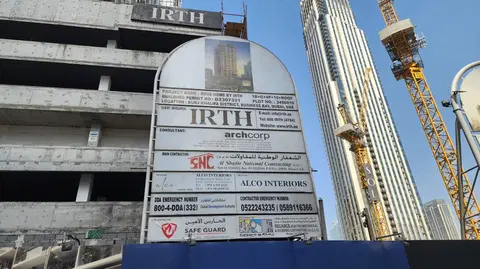 Rove Home Residences, Downtown Dubai construction progress — 16 February 2026, 53.21% complete, photo 7 of 11