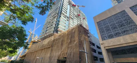 Ход строительства Rove Home Residences, Downtown Dubai — 9 июня 2026, готовность 62,69%, снимок 8 из 9