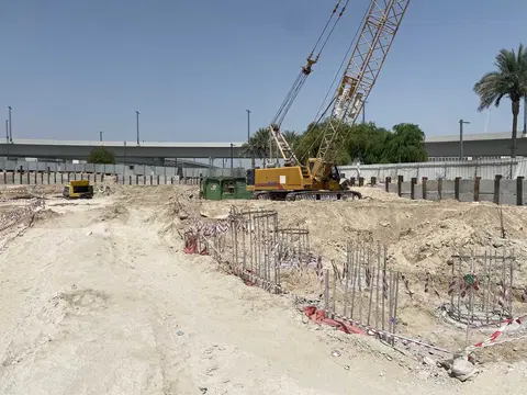 Ход строительства Parkside Hills, Dubai Hills Estate — 3 сентября 2024, готовность 4.16%, снимок 1 из 6