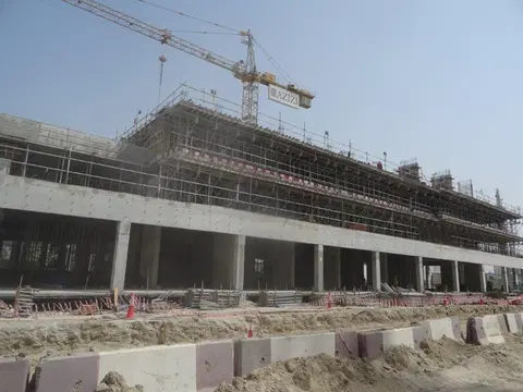 Ход строительства Azizi Riviera 65, Azizi Riviera — 11 августа 2023, готовность 22.28%, снимок 2 из 4