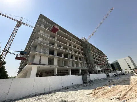 Olivia Residences, Dubai Investments Park construction progress — 21 September 2026, 38.20% complete, photo 7 of 8