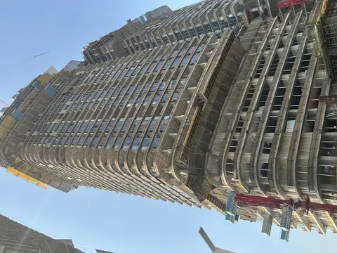 Ход строительства Sobha Seahaven Tower B & C, Dubai Marina — 18 сентября 2026, готовность 40.20%, снимок 5 из 7
