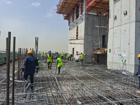 The Rings, Jumeirah 2 construction progress — 25 March 2026, 24.30% complete, photo 3 of 12