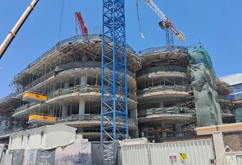The Rings, Jumeirah 2 construction progress — 8 June 2026, 28.58% complete, photo 5 of 8
