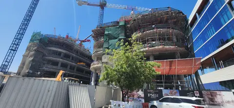 The Rings, Jumeirah 2 construction progress — 8 June 2026, 28.58% complete, photo 2 of 8
