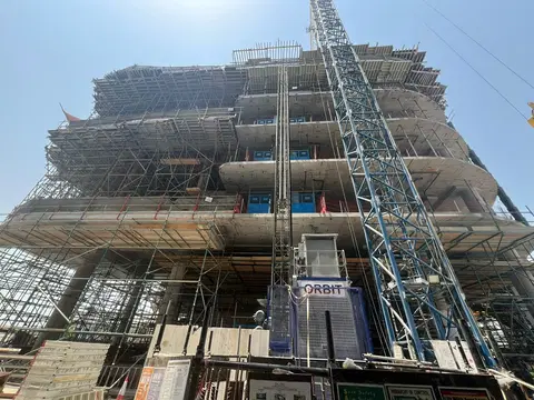 The Rings, Jumeirah 2 construction progress — 26 August 2026, 35.07% complete, photo 1 of 8