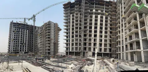 Ход строительства Club Drive, Dubai Hills Estate — 12 июля 2025, готовность 40.94%, снимок 7 из 11