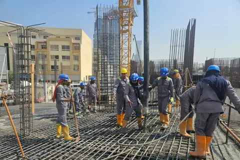Ход строительства Santorini Residences, JVT District 2 — 17 марта 2025, готовность 12.38%, снимок 5 из 5