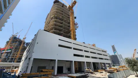 Ход строительства Vento Tower, Business Bay — 7 мая 2026, готовность 34,15%, снимок 4 из 9
