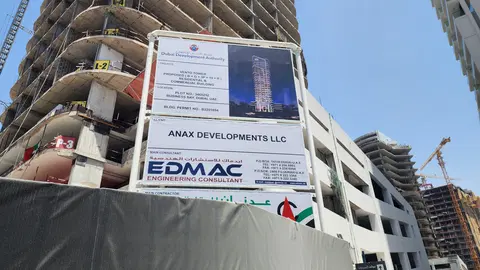 Ход строительства Vento Tower, Business Bay — 7 мая 2026, готовность 34,15%, снимок 2 из 9