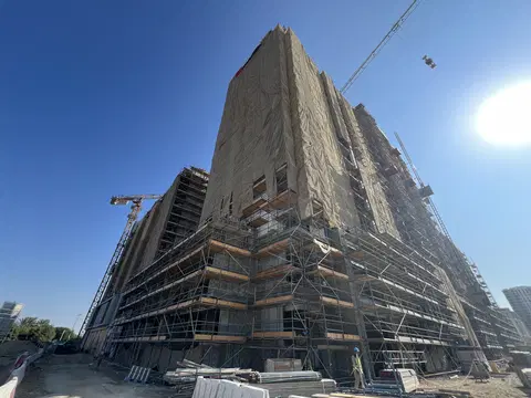 Ход строительства Symphony, Town Square — 15 декабря 2025, готовность 56.85%, снимок 4 из 8