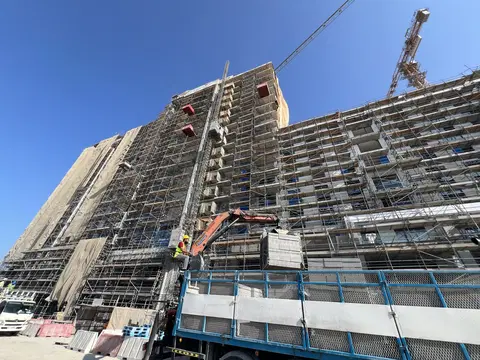 Ход строительства Symphony, Town Square — 15 декабря 2025, готовность 56.85%, снимок 3 из 8