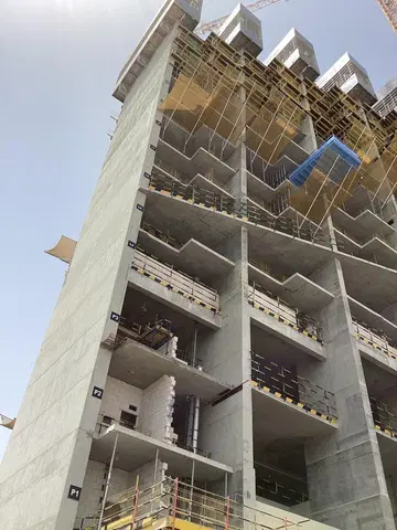 Ход строительства 330 Riverside Crescent, Sobha Hartland 2 — 16 апреля 2025, готовность 23.40%, снимок 7 из 8