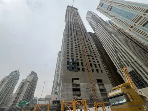 Ход строительства Aeternitas Tower, Dubai Marina — 12 марта 2026, готовность 48,72%, снимок 5 из 8