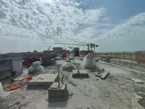 Azizi Venice 4, Azizi Venice construction progress — 21 January 2026, 57.25% complete, photo 10 of 11