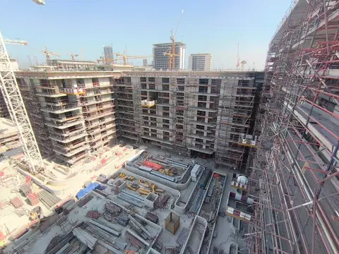 Bayline, Rashid Yachts & Marina construction progress — 19 July 2026, 61.31% complete, photo 1 of 8