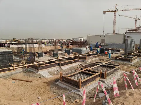 The Lakeview Villas By Ellington, Majan construction progress — 6 February 2026, 5.71% complete, photo 5 of 7