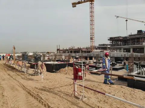 The Lakeview Villas By Ellington, Majan construction progress — 6 February 2026, 5.71% complete, photo 4 of 7