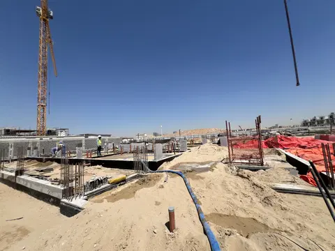 Ход строительства The Lakeview Villas By Ellington, Majan — 9 июня 2026, готовность 9,82%, снимок 4 из 6
