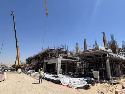 Ход строительства The Lakeview Villas By Ellington, Majan — 9 июня 2026, готовность 9,82%, снимок 1 из 6