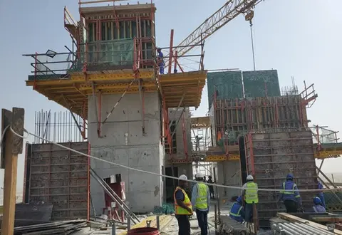 Azizi Venice 1, Azizi Venice construction progress — 10 September 2024, 23.16% complete, photo 3 of 3