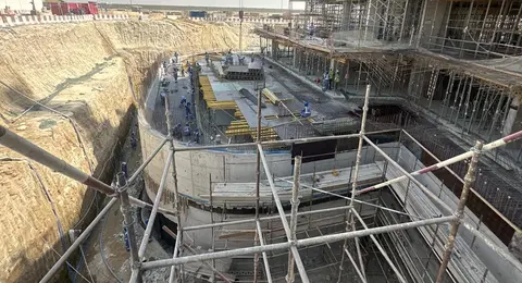 Azizi Venice 1, Azizi Venice construction progress — 10 September 2024, 23.16% complete, photo 2 of 3