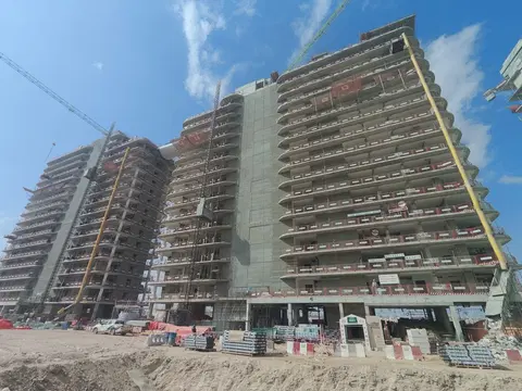 Azizi Venice 5, Azizi Venice construction progress — 21 January 2026, 55.83% complete, photo 8 of 13