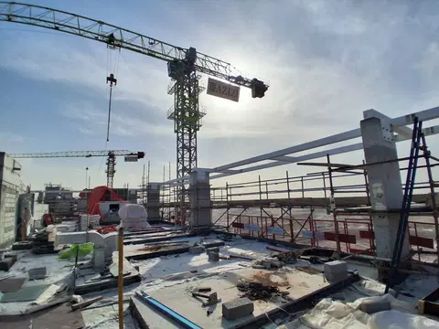 Azizi Venice 5, Azizi Venice construction progress — 13 May 2026, 63.48% complete, photo 6 of 6