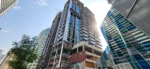 Ход строительства The Crestmark, Business Bay — 7 августа 2026, готовность 61,18%, снимок 10 из 10