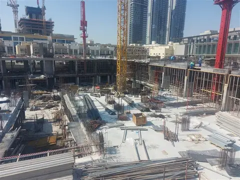 10 Oxford, JVC District 10 construction progress — 2 April 2025, 23.38% complete, photo 5 of 6