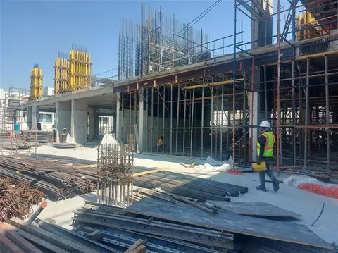 10 Oxford, JVC District 10 construction progress — 2 April 2025, 23.38% complete, photo 1 of 6