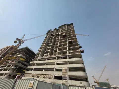 Ag 9ine, DubaiLand Residence Complex construction progress — 30 July 2026, 38.42% complete, photo 5 of 9