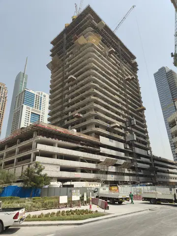 Ход строительства Saba 4, Jumeirah Lakes Towers — 31 июля 2026, готовность 30,35%, снимок 11 из 14