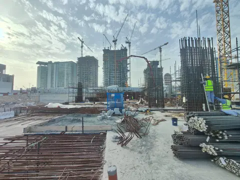 Ход строительства Aqua Dimore, Dubai Science Park — 22 апреля 2026, готовность 6,92%, снимок 2 из 4