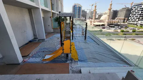 Ход строительства Hyde Walk Residence, Jumeirah Garden City — 9 октября 2025, готовность 98.57%, снимок 6 из 14