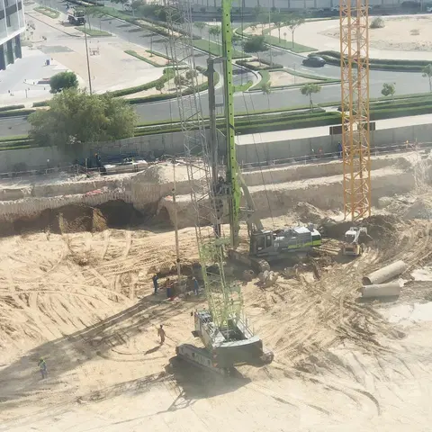 The Central Downtown, Arjan construction progress — 22 May 2025, 4.22% complete, photo 5 of 6