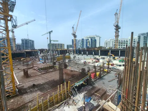 Ход строительства The Central Downtown, Arjan — 21 апреля 2026, готовность 10,48%, снимок 8 из 8