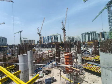 Ход строительства The Central Downtown, Arjan — 21 апреля 2026, готовность 10,48%, снимок 7 из 8