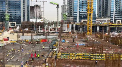 Ход строительства The Central Downtown, Arjan — 21 апреля 2026, готовность 10,48%, снимок 3 из 8