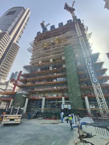Iconic Tower, Dubai Media City construction progress — 23 January 2026, 24.38% complete, photo 7 of 11