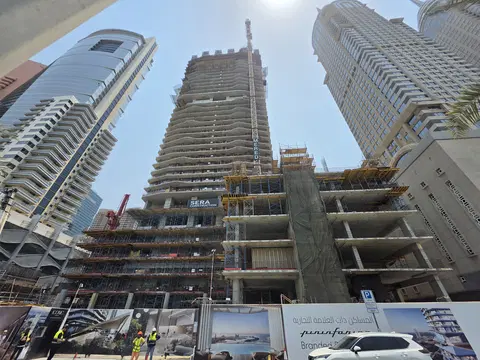 Ход строительства Iconic Tower, Dubai Media City — 11 августа 2026, готовность 34,86%, снимок 5 из 7
