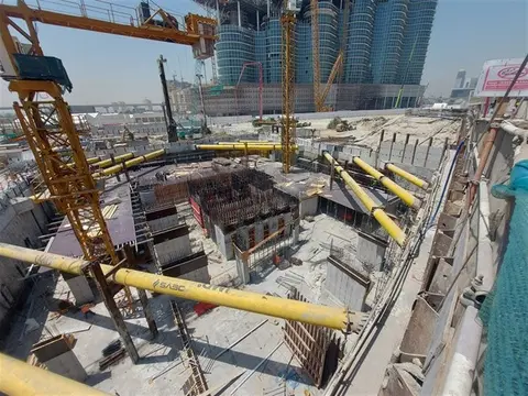 Boutique 23, Al Jaddaf construction progress — 11 April 2025, 13.43% complete, photo 2 of 5
